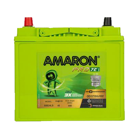 Amaron Pro 55B24LS 45AH Battery