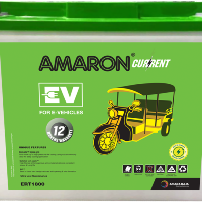 Amaron E-Rickshaw 130AH Battery