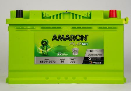 Amaron AAM-FL-580112073 DIN80 80AH Battery
