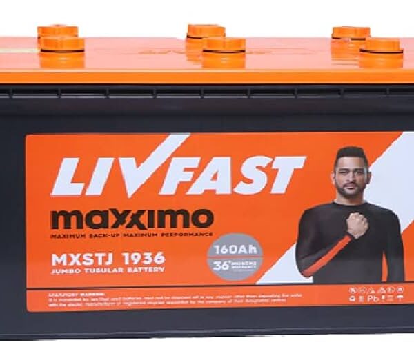 Livfast MXSTJ 160AH Tubular Battery